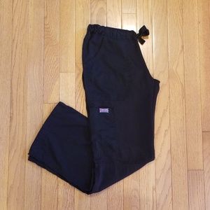 Women's Black XSP Cherokee Scrub Bottoms